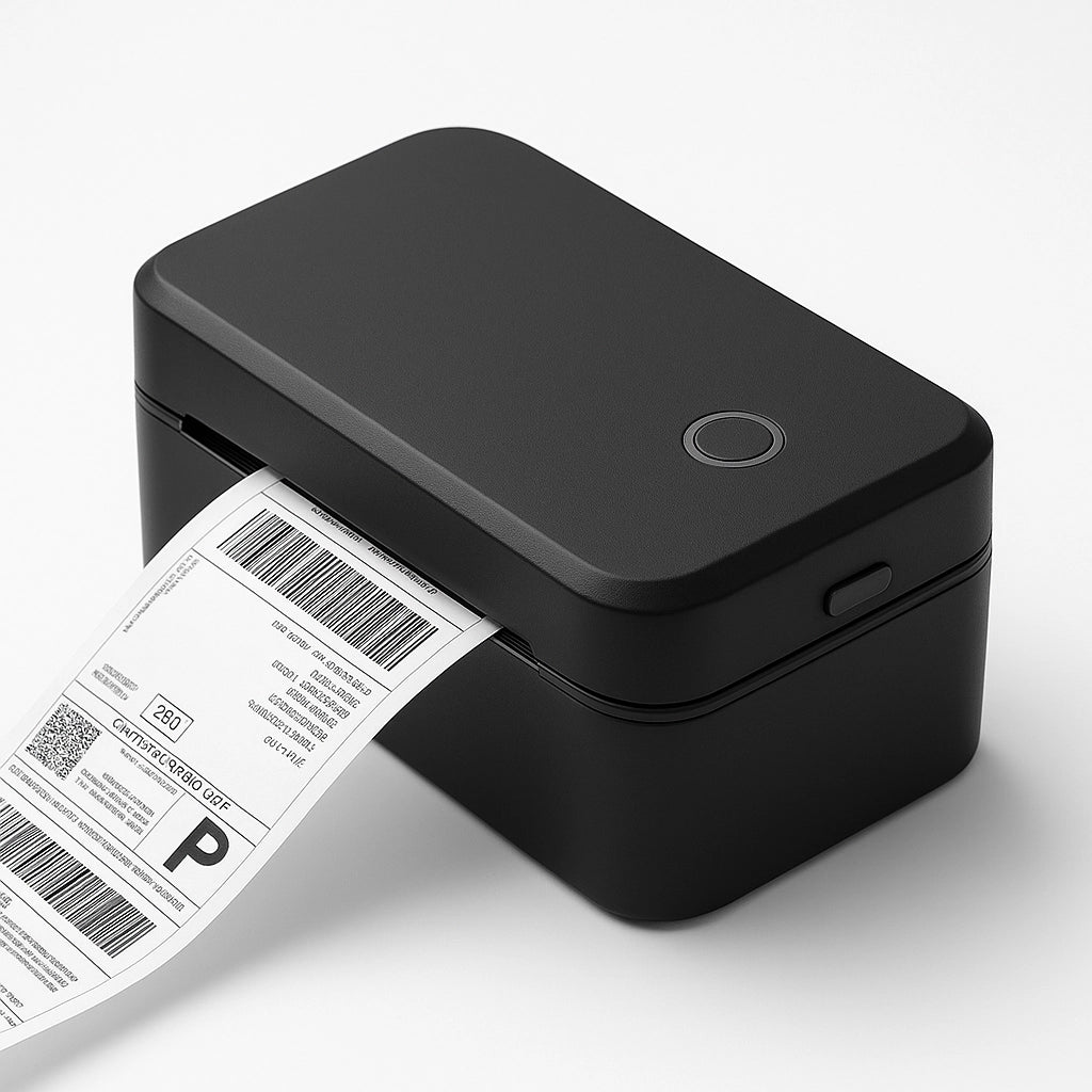 imprimante etiquettes thermique noire pour Vinted et ecommerce