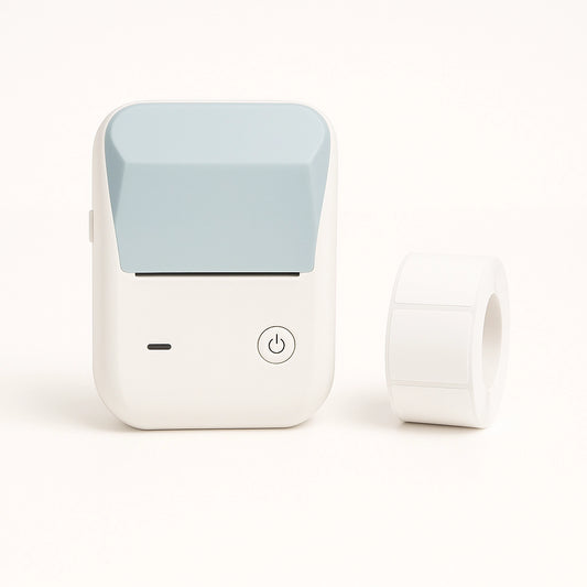 imprimante etiquette thermique - bleue pour code barres stickers